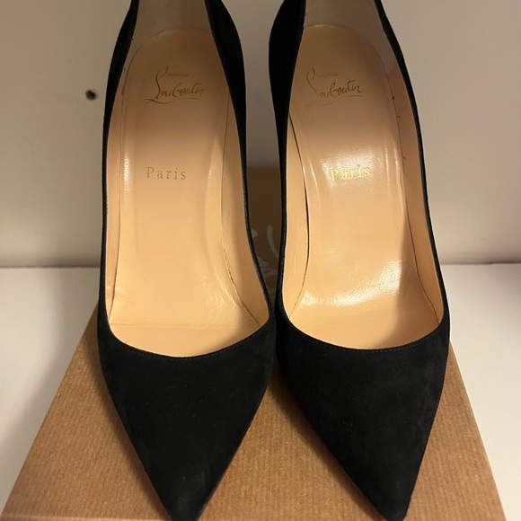 Women’s Christian Louboutin Pigalle Follies - black suade - Picture 3 of 5